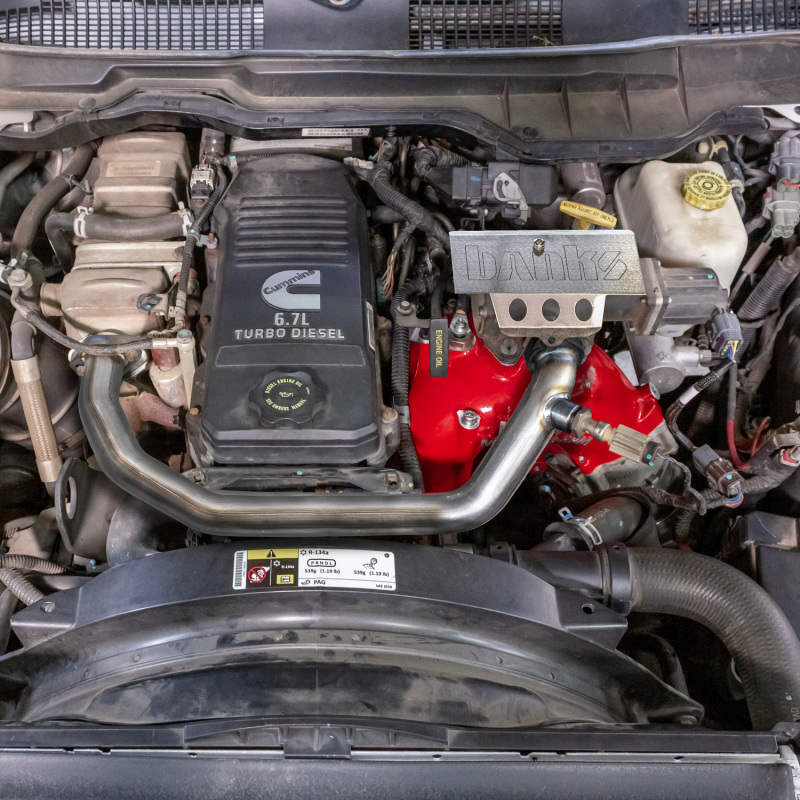 Ram 4500 Performance Air Intake - Banks Power - Monster-Ram Intake - Red - `07-`12